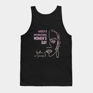 International Women's Day March 8 Women's History Month WOC Tank Top